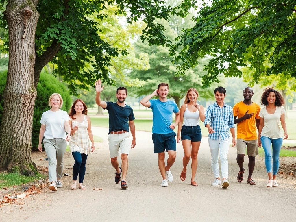 Personas disfrutando de una vida activa y saludable
